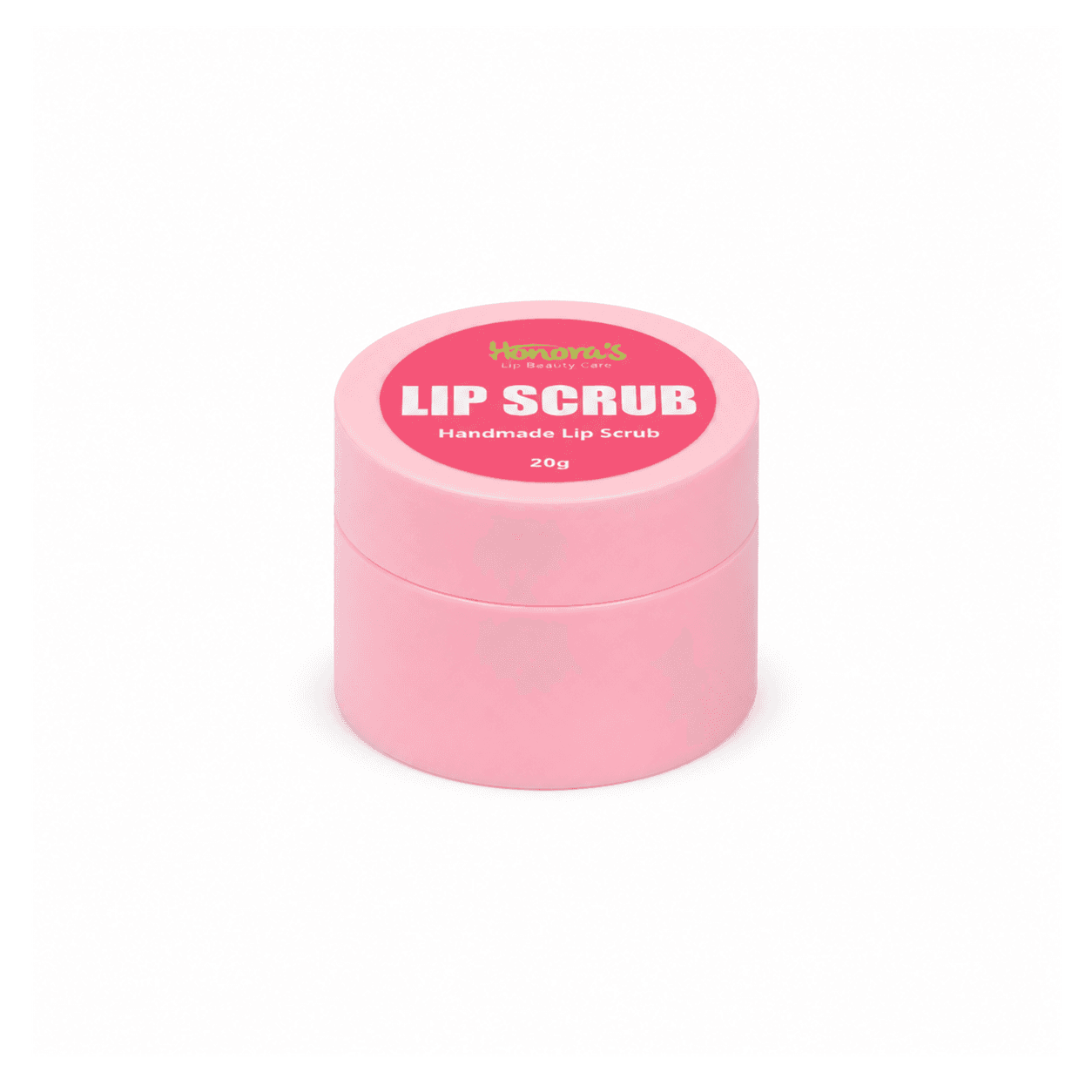 Honoras Pink Handmade Lip Scrub 20g front product image