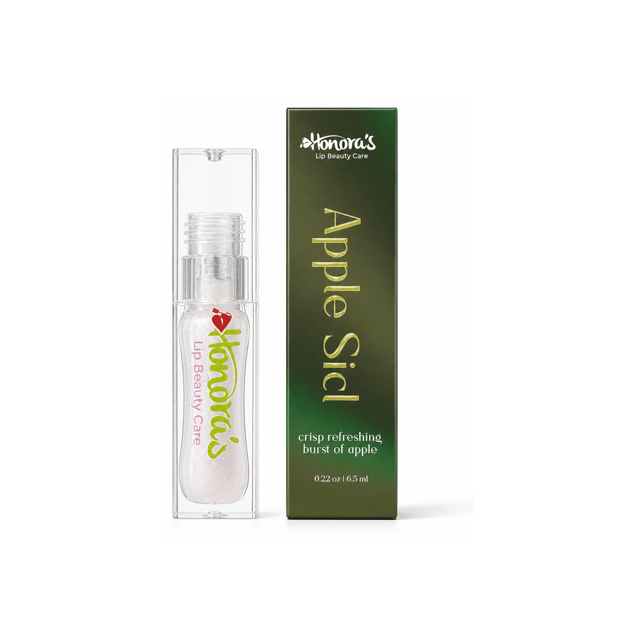 Honoras Apple Sicl Gloss front product packaging and tube
